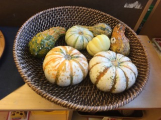 gourds in a basket